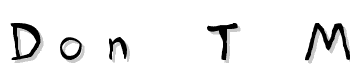 Don-T-Mix-Yer-Drinks font